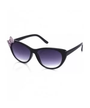 Women's High Fashion Cat Eye Bow Sunglasses - Pink - CA11DCO53S7 $6.41 Cat Eye