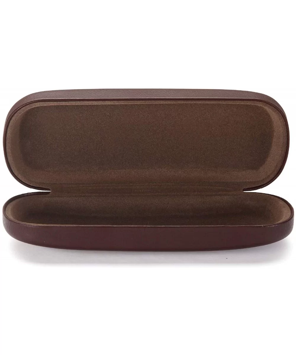 Glasses Case - Medium Size - Fits Most Glasses and Sunglasses Case - Brown - CG12N5MEHUD $5.35 Aviator