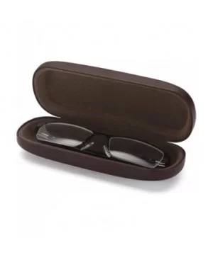 Glasses Case - Medium Size - Fits Most Glasses and Sunglasses Case - Brown - CG12N5MEHUD $5.35 Aviator