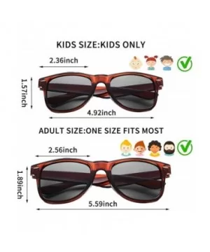 Bulk 12 Pack Neon Retro Sunglasses Unisex Adult Kids Party Favors Decor Glasses - Adult Amber - CF18ENKZO2A $12.45 Goggle