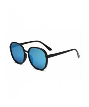 Fashion Luxury Mirror Big Round Sunglasses Men Women Retro Metal Lady Vintage Frame Square Sun Glasses - 6 - C4198ZWGR0T $37....