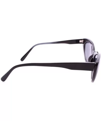 Retro Starlet Cat Eye Sunglasses - Black - CS12HSCPXE7 $10.62 Cat Eye