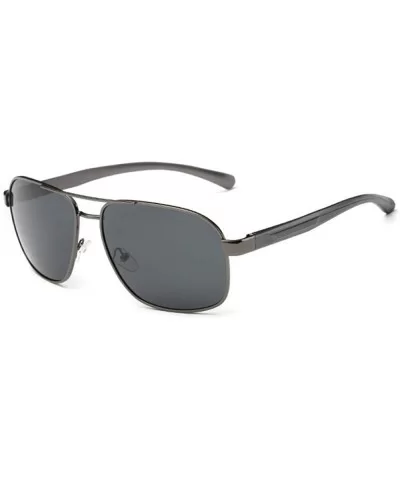 Square Aluminium Magnesium Polarized Sunglasses Men Brand Design Driving Male 1 - 2 - C218XE0ZTDM $4.91 Square