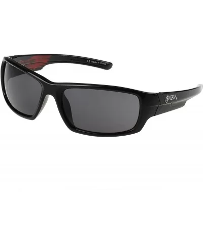 Heron Polarized Round Sunglasses - Gloss Black - CY188KIALA9 $18.51 Butterfly