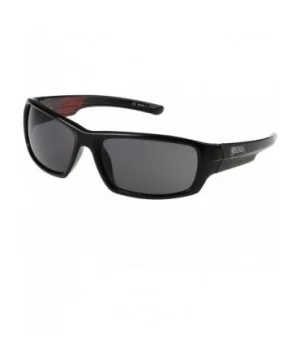 Heron Polarized Round Sunglasses - Gloss Black - CY188KIALA9 $18.51 Butterfly