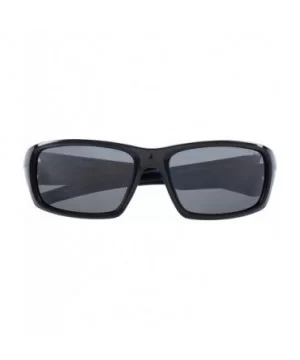 Heron Polarized Round Sunglasses - Gloss Black - CY188KIALA9 $18.51 Butterfly