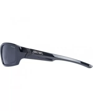 Heron Polarized Round Sunglasses - Gloss Black - CY188KIALA9 $18.51 Butterfly