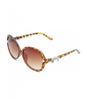 Retro Classic Leopard Sunglasses for Women PC Resin UV 400 Protection Sunglasses - Leopard Print - CZ18T2U0EY7 $14.57 Oval