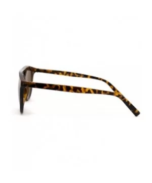 Flat Top Hipster Horn Rim Round Keyhole Bi-focal Reading Sunglasses - Tortoise Brown - CT18X06MZHN $8.80 Round