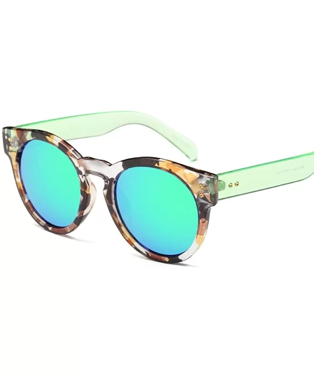 Luxury Sunglasses Women Brand Designer Steampunk Vintage Hip Hop Glasses 996995Y - Green - C8185RHKZGQ $10.52 Oversized