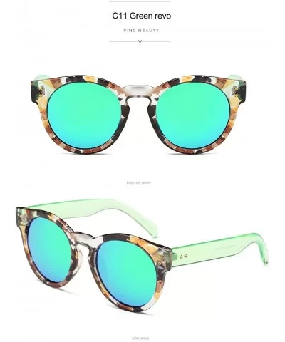 Luxury Sunglasses Women Brand Designer Steampunk Vintage Hip Hop Glasses 996995Y - Green - C8185RHKZGQ $10.52 Oversized