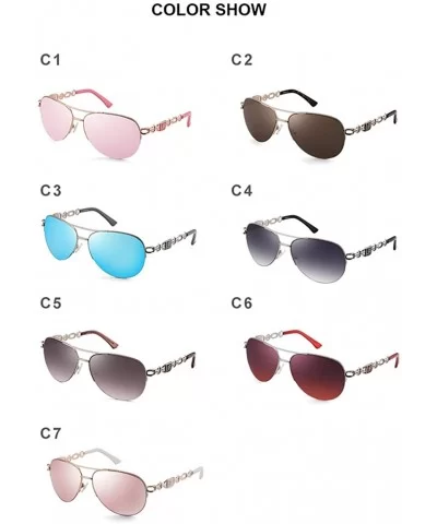 sunglasses ladies aviator fashion protection - CI199N735YH $18.58 Aviator