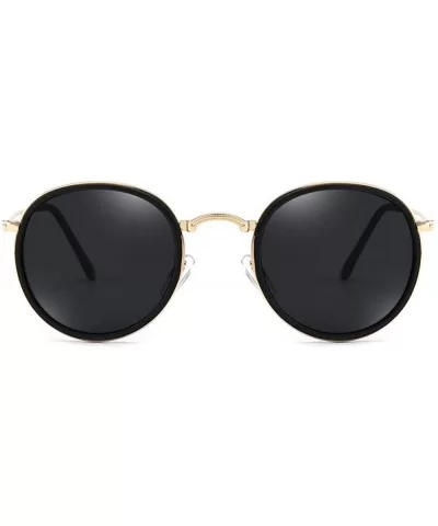 Polarized sunglasses men's fashion wild classic retro sunglasses European and American style - CJ190MWC5KI $24.01 Oval