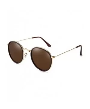 Polarized sunglasses men's fashion wild classic retro sunglasses European and American style - CJ190MWC5KI $24.01 Oval