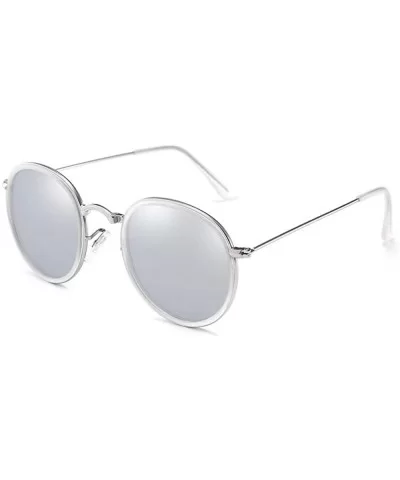 Polarized sunglasses men's fashion wild classic retro sunglasses European and American style - CJ190MWC5KI $24.01 Oval