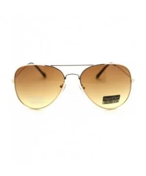 Gold Aviator Sunglasses Women's Classic Thin Metal Aviators - Gold - CU11P6DBIH7 $8.87 Aviator