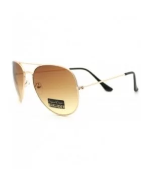 Gold Aviator Sunglasses Women's Classic Thin Metal Aviators - Gold - CU11P6DBIH7 $8.87 Aviator