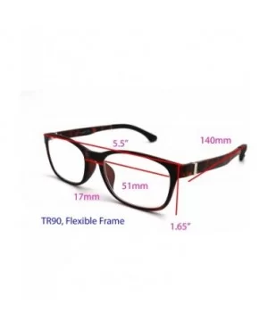 TR90 Readers Flexie Reading Glasses schoolboy 2291RT - Z1 Matte Tortoise - CQ18W0A64K4 $15.31 Oval