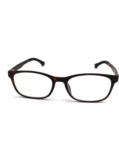 TR90 Readers Flexie Reading Glasses schoolboy 2291RT - Z1 Matte Tortoise - CQ18W0A64K4 $15.31 Oval