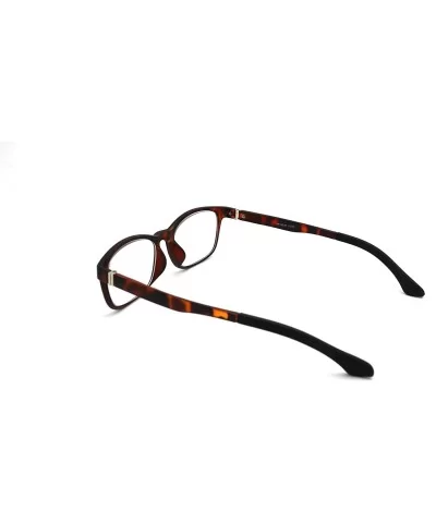 TR90 Readers Flexie Reading Glasses schoolboy 2291RT - Z1 Matte Tortoise - CQ18W0A64K4 $15.31 Oval