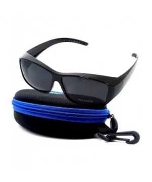 Fit Over SunGlasses With Polarized Lenses To Wear Over Glasses - Black-gray - CK12K183T41 $16.13 Rectangular