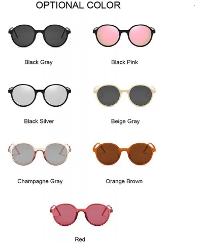 Luxury Sunglasses Women Classic Gradient Brand Big Frame Sun Glasses Vintage Round Sunglass Goggles UV400 - CP198ZXT4HU $25.6...