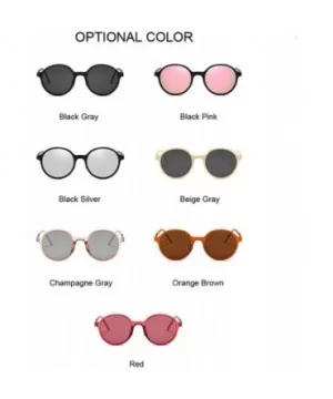 Luxury Sunglasses Women Classic Gradient Brand Big Frame Sun Glasses Vintage Round Sunglass Goggles UV400 - CP198ZXT4HU $25.6...