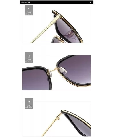 Cat Eye Sunglasses Women Metal Coating Frame Shades UV Protection - C3 - CR190O6GLK4 $6.74 Cat Eye