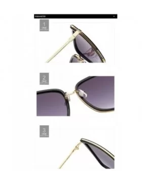 Cat Eye Sunglasses Women Metal Coating Frame Shades UV Protection - C3 - CR190O6GLK4 $6.74 Cat Eye