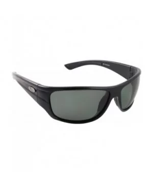 Bill Collector Polarized Sunglasses - Black Frame - Grey Mirror Lens - CB12891V4PD $18.21 Wrap