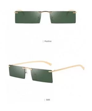 Sunglasses Polarized Goggles Square Eyeglasses Glasses Eyewear - Green - CL18QO0D7RE $6.82 Goggle