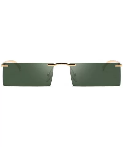 Sunglasses Polarized Goggles Square Eyeglasses Glasses Eyewear - Green - CL18QO0D7RE $6.82 Goggle