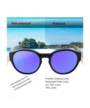 Round Polarized Fit Over Sunglasses for Wear Over Small Prescription Glasses with Keyhole Bridge - C5194UZLZ59 $10.50 Round