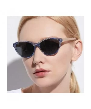 Acetate Polarized Sunglasses Mirror Cat Eye Sun Glasses for Women 9111 - Orange - C018NS77AN4 $28.20 Cat Eye