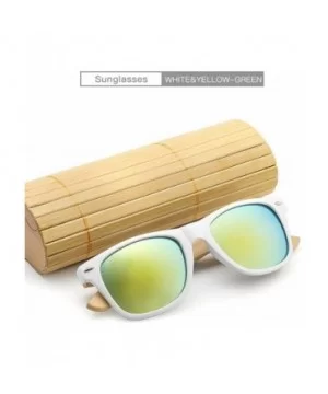 Vintage Bamboo Sunglasses Wooden Wood Retro Summer Glasses for Men and Women - 100% UV Protection - New - M - CZ18U90HINX $6....