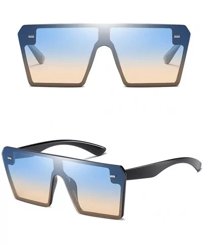 Unisex Fashion Eyewear Unique Sunglasses Polarized Retro Glasses - Multicolor C - CR197CZ7KI9 $7.14 Goggle