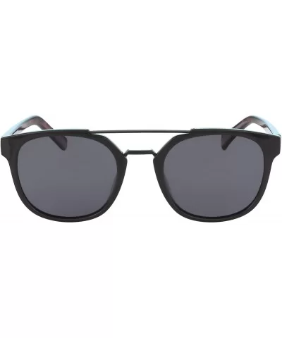 Men's N3637sp Round Sunglasses - Black/Grey Polarized - CK18QCADUZM $46.73 Round