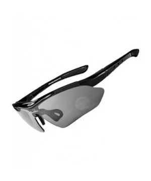 Polarized Sunglasses Interchangeable Cycling Baseball - Black - C3184K8W0I8 $25.20 Sport