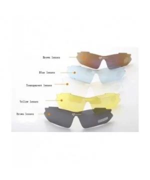 Polarized Sunglasses Interchangeable Cycling Baseball - Black - C3184K8W0I8 $25.20 Sport