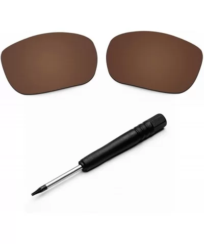 Replacement Lenses & T4 Screwdriver TwoFace Sunglasses - Bronze Brown-polarized - C518G8DIOU7 $11.61 Goggle