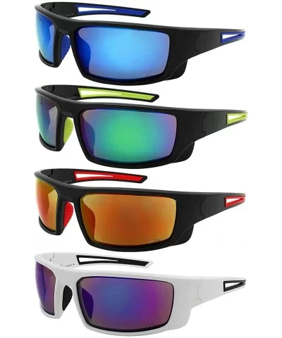 Safety Sunglasses with Full Frame Design for Men Women Cycling Running Driving Fishing Golf Baseball Glasses - C318QNX7X2A $1...