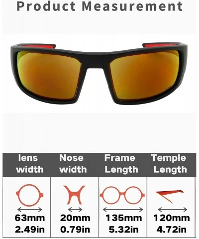 Safety Sunglasses with Full Frame Design for Men Women Cycling Running Driving Fishing Golf Baseball Glasses - C318QNX7X2A $1...