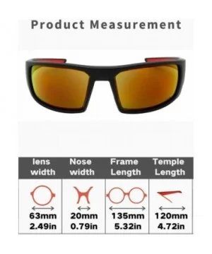 Safety Sunglasses with Full Frame Design for Men Women Cycling Running Driving Fishing Golf Baseball Glasses - C318QNX7X2A $1...