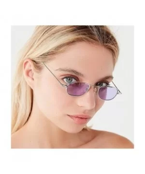 Sunglasses For Women Polarized UV Protection - REYO Fashion Unisex Vintage Small Frame Sunglasses Glasses Eyewear - C818NW9R6...