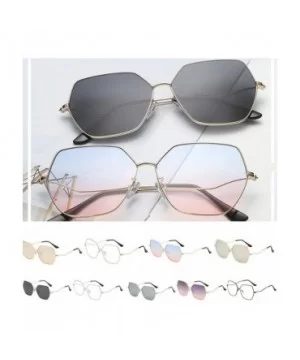 UV Protection Sunglasses for Women Men Full rim frame Square Acrylic Lens Plastic Frame Sunglass - D - C919036THNK $7.05 Square