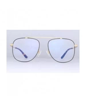 Retro metal frame glasses frame unisex fashion trend glasses frame - B - CZ18RY2QGXQ $48.34 Aviator