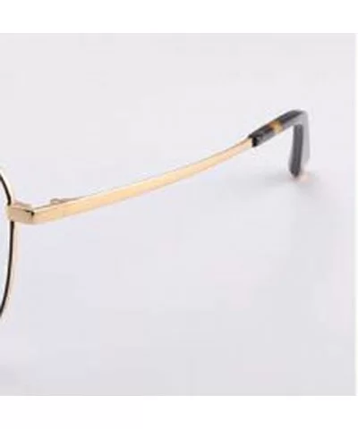 Retro metal frame glasses frame unisex fashion trend glasses frame - B - CZ18RY2QGXQ $48.34 Aviator