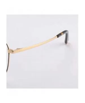 Retro metal frame glasses frame unisex fashion trend glasses frame - B - CZ18RY2QGXQ $48.34 Aviator