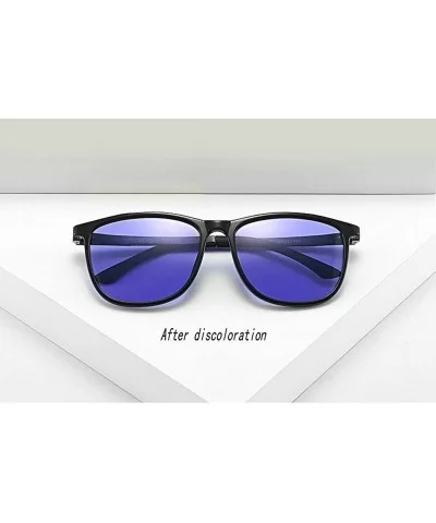 Ultralight Photochromic Sunglasses Polarized Discoloration - Purple - CT18Z0K4QMW $11.66 Square