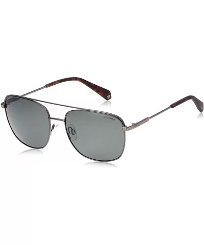 Men's Pld2056/S Square Sunglasses - Dk Ruthen - C4186NKSLRD $25.62 Square